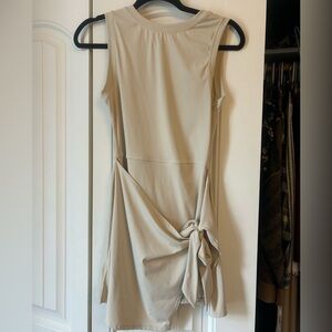 Athletic Wrap Dress with Built in Shorts